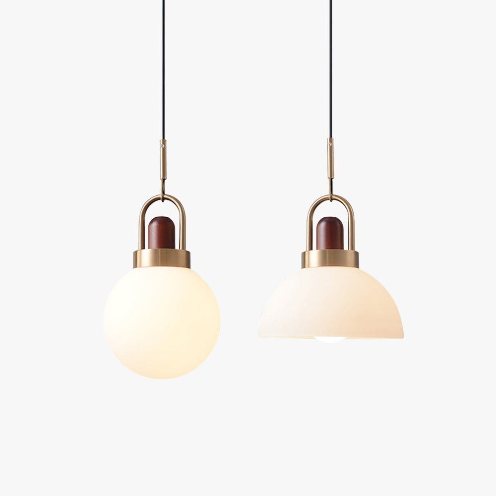 Hailie Modern LED Hanglampen Metaal Hout Glas Eetkamer Slaapkamer