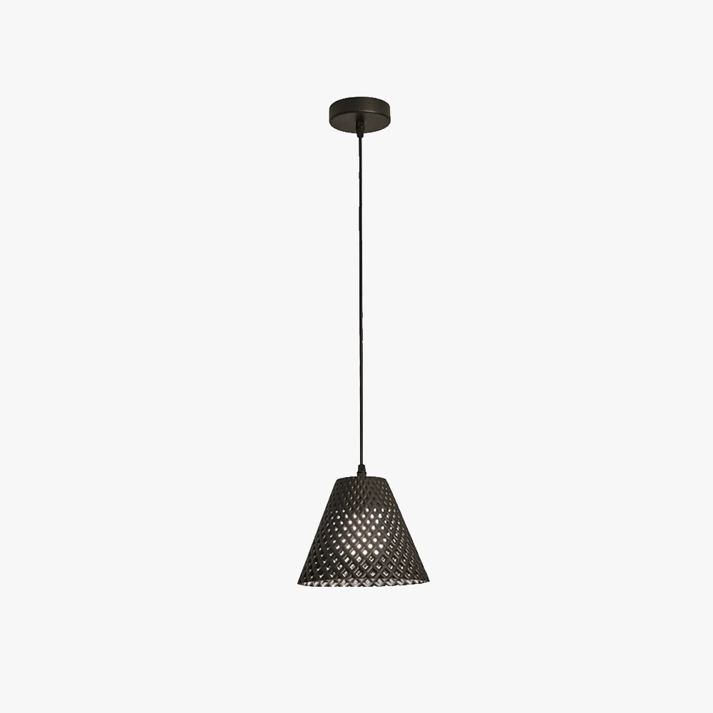Hailie Modern Cone Geweven Shape Hanglampen Slaapkamer Eetkamer
