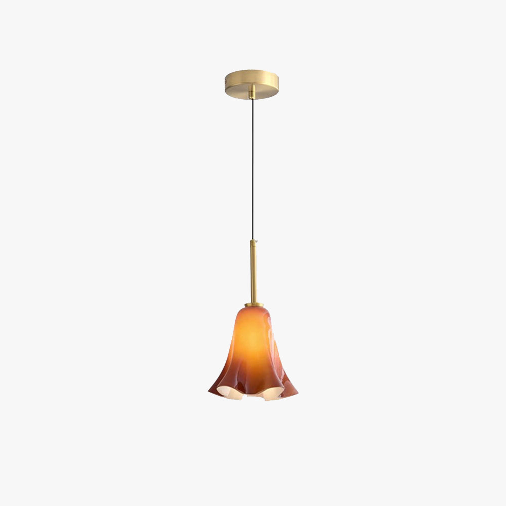 Lily Vintage Eenvoudig Hanglampen Metaal Glas Slaapkamer Woonkamer