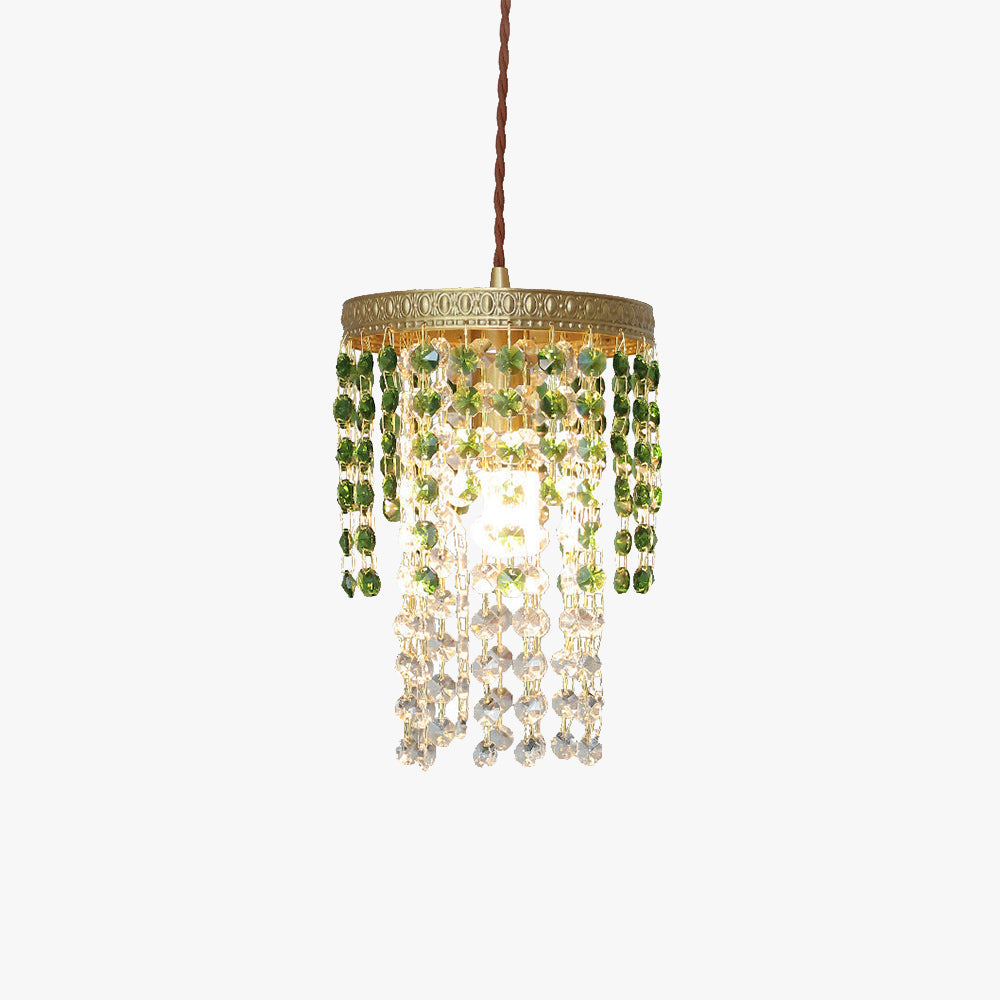 Kristy Vintage Kristal Hanglampen Metaal Slaapkamer Studeerkamer