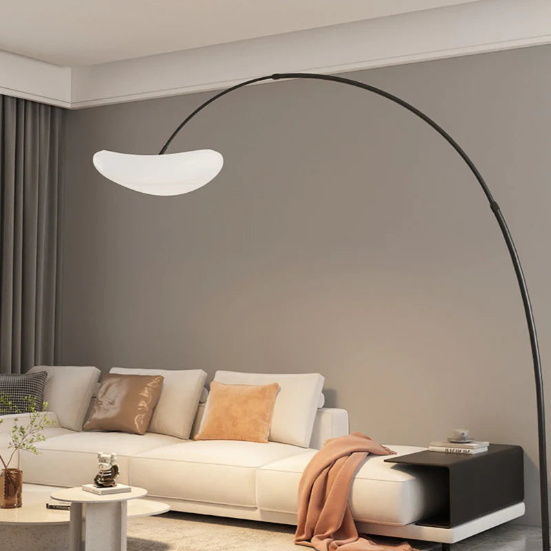 Minori Design LED Vloerlamp Wit Zwart Metaal Woonkamer Slaapkamer
