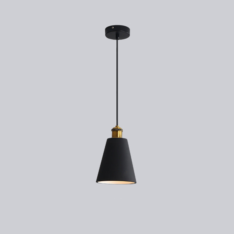Morandi Design Vormen LED Hanglampen Wit/Oranje/Zwart Metaal/Hars Eetkamer