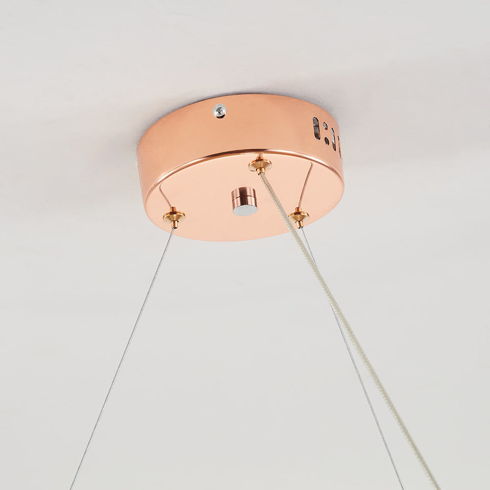 Marilyn Design Grote LED Hanglamp Zwart Wit Gouden Metaal  Woonkamer