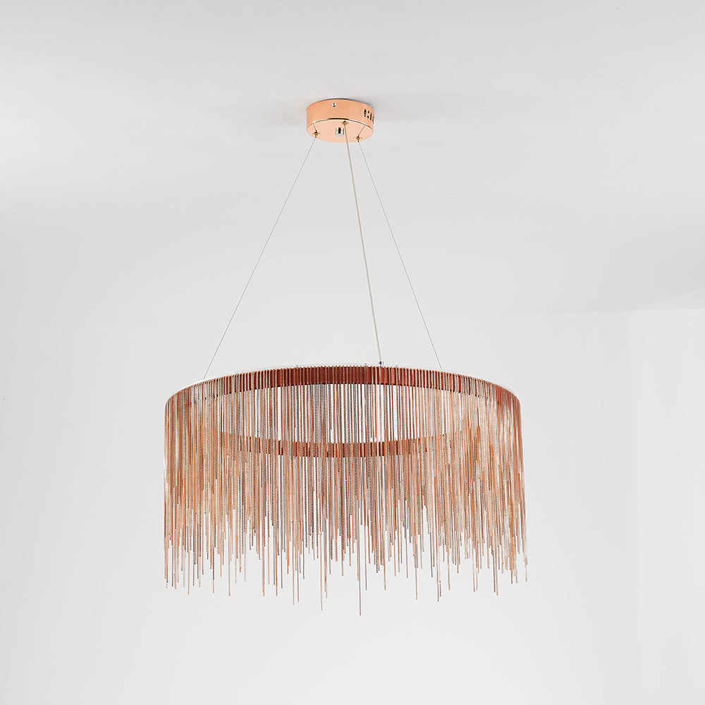 Marilyn Design Grote LED Hanglamp Zwart Wit Gouden Metaal  Woonkamer