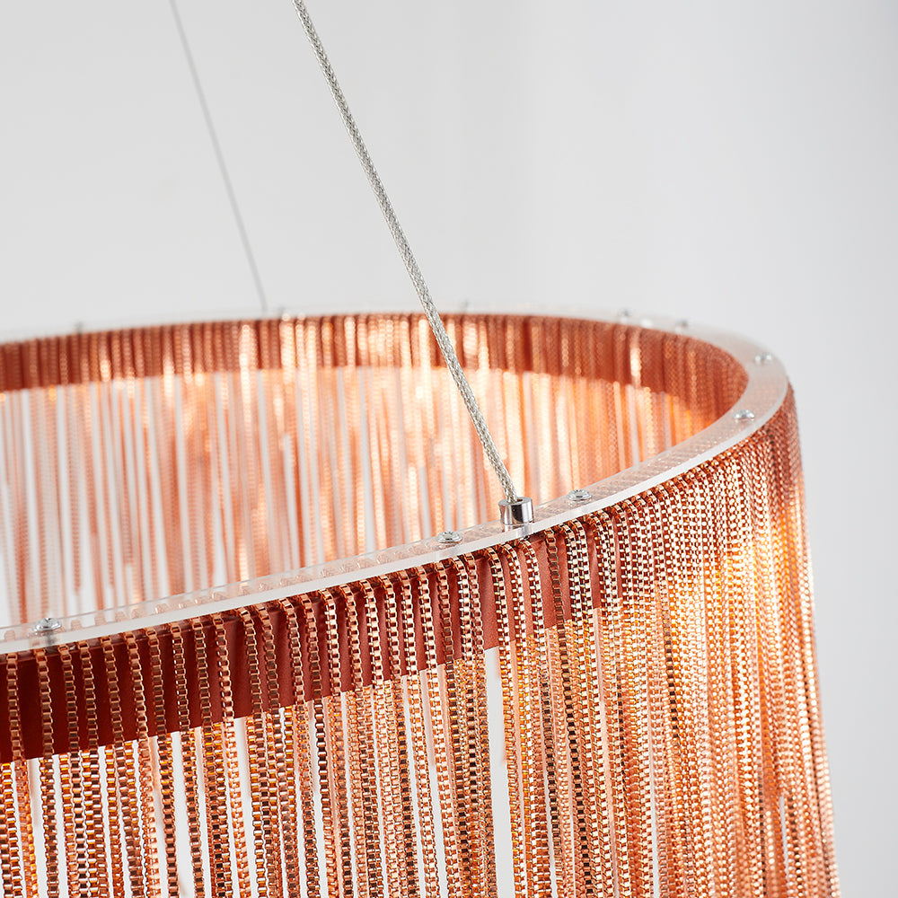 Marilyn Design Grote LED Hanglamp Zwart Wit Gouden Metaal  Woonkamer