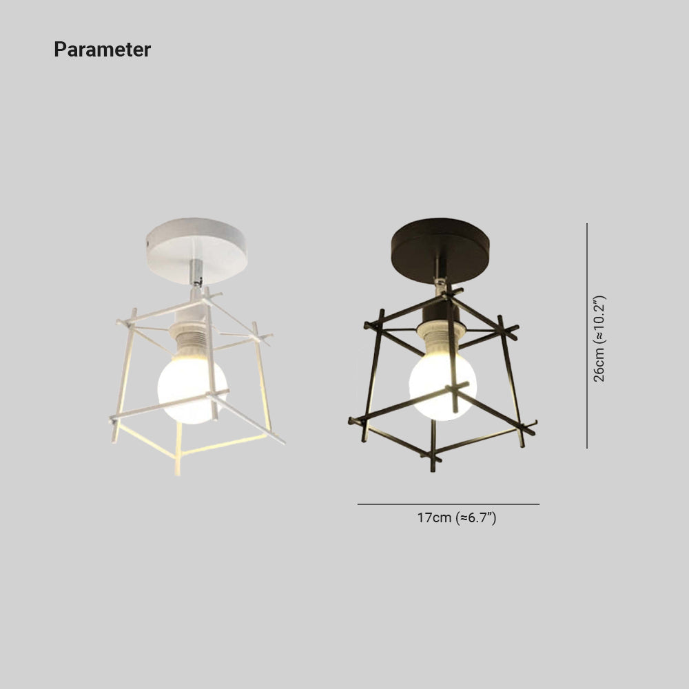 Herbert Design LED Zwart Wit Metaal Eetkamer Slaapkamer Woonkamer