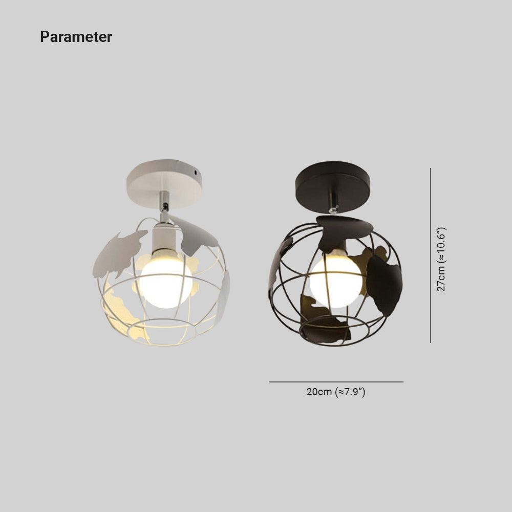 Herbert Design LED Zwart Wit Metaal Eetkamer Slaapkamer Woonkamer