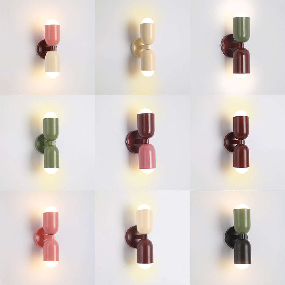 Morandi Design LED Wandlamp Metaal Groen/Roze/Rood Slaap/Eet/Woonkamer