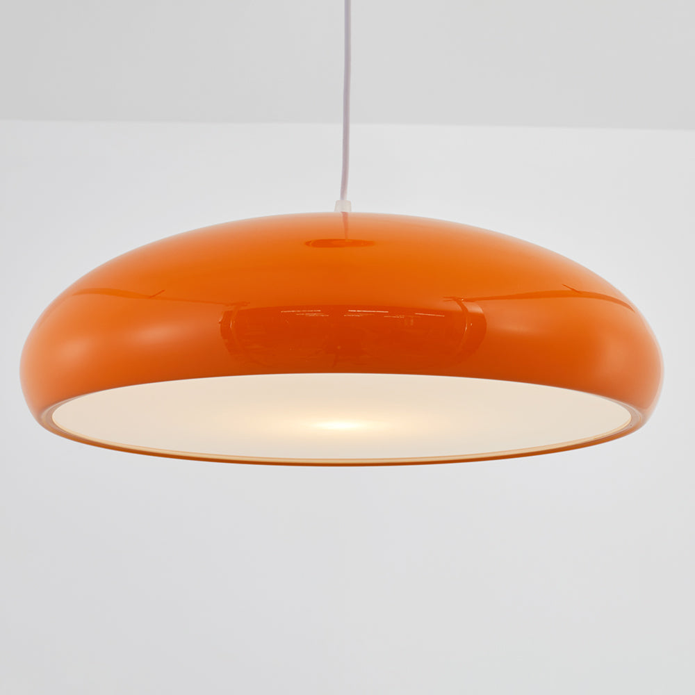Leilani Moderne Ronde Hanglampen Wit Metaal Slaapkamer Woonkamer