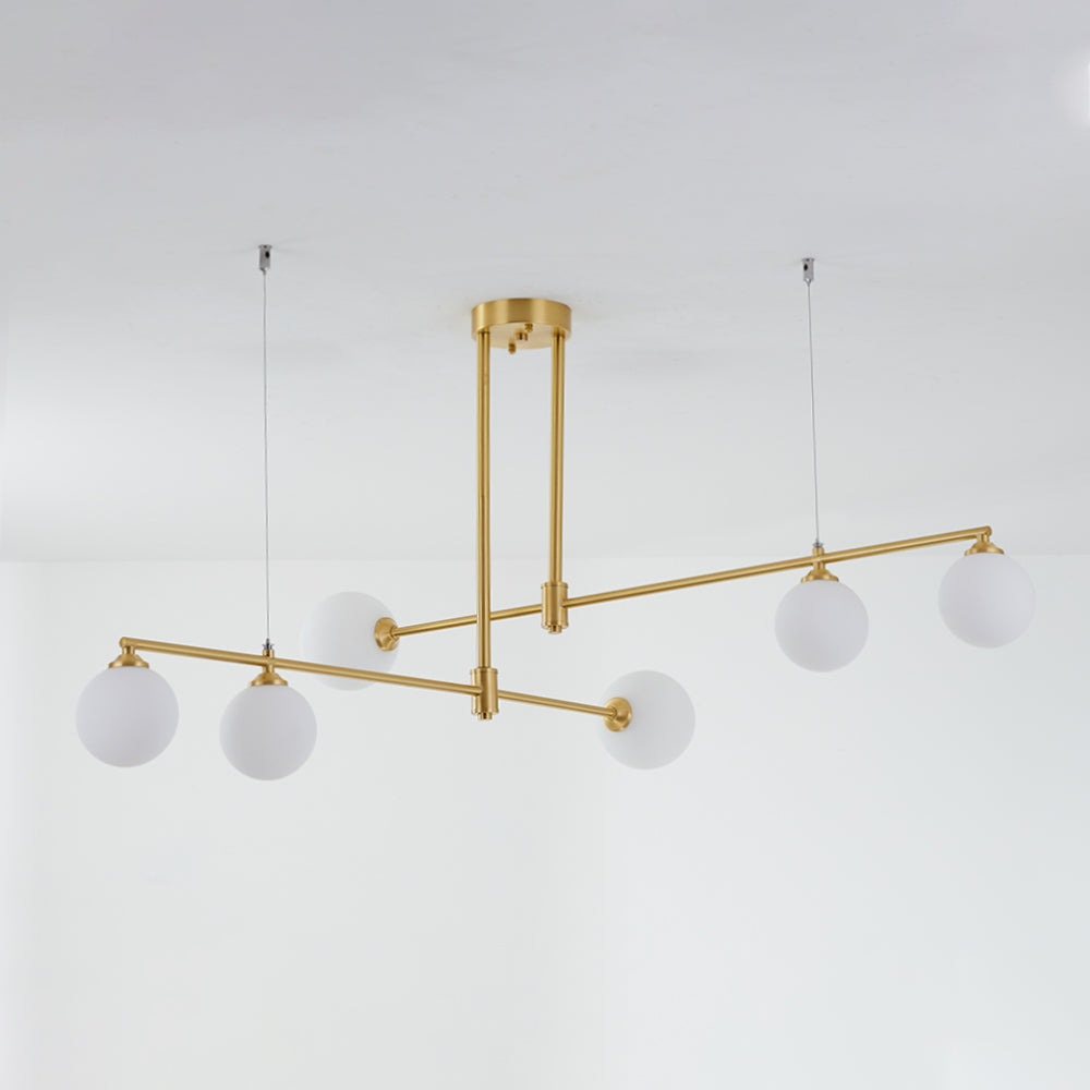 Valentina Moderne Bubble  Hanglampen Goud Koper Glas Slaapkamer
