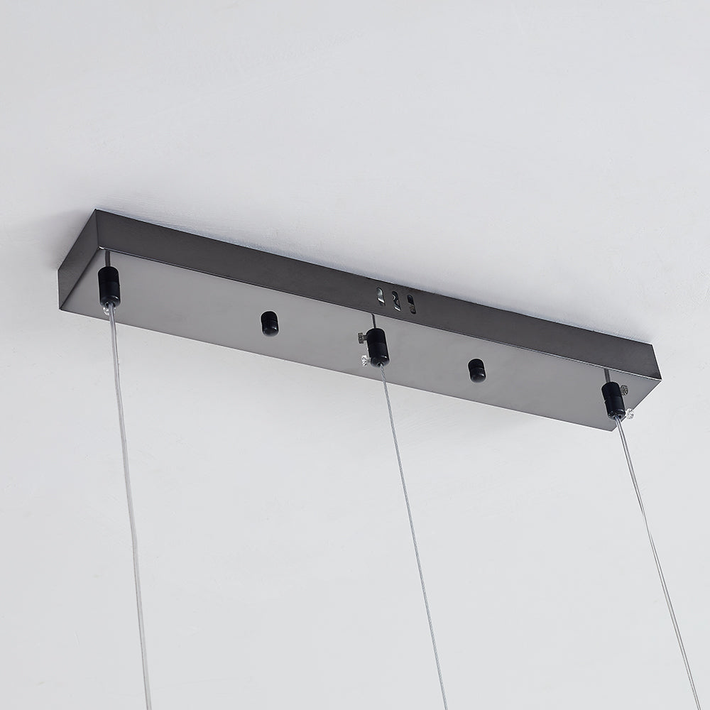 Louise Moderne LED Hanglampen Wit Zwart Goud Metaal Glas Slaapkamer