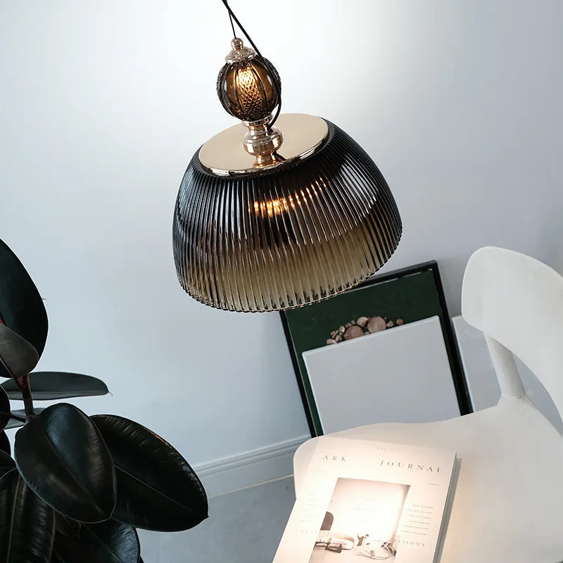 Valerio Retro Metaal/Glas Hanglampen Woonkamer/Studie/Slaapkamer