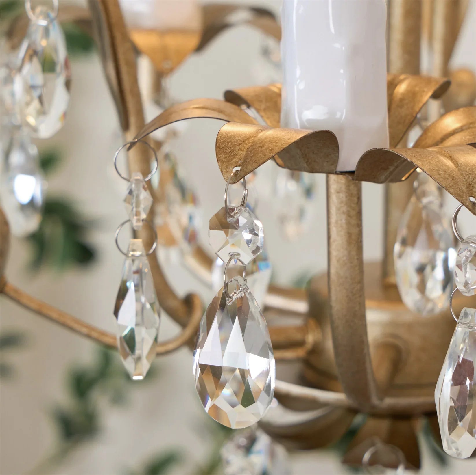Valerio Vintage Goud Kristal Metaal Hanglampen Eetkamer Slaapkamer