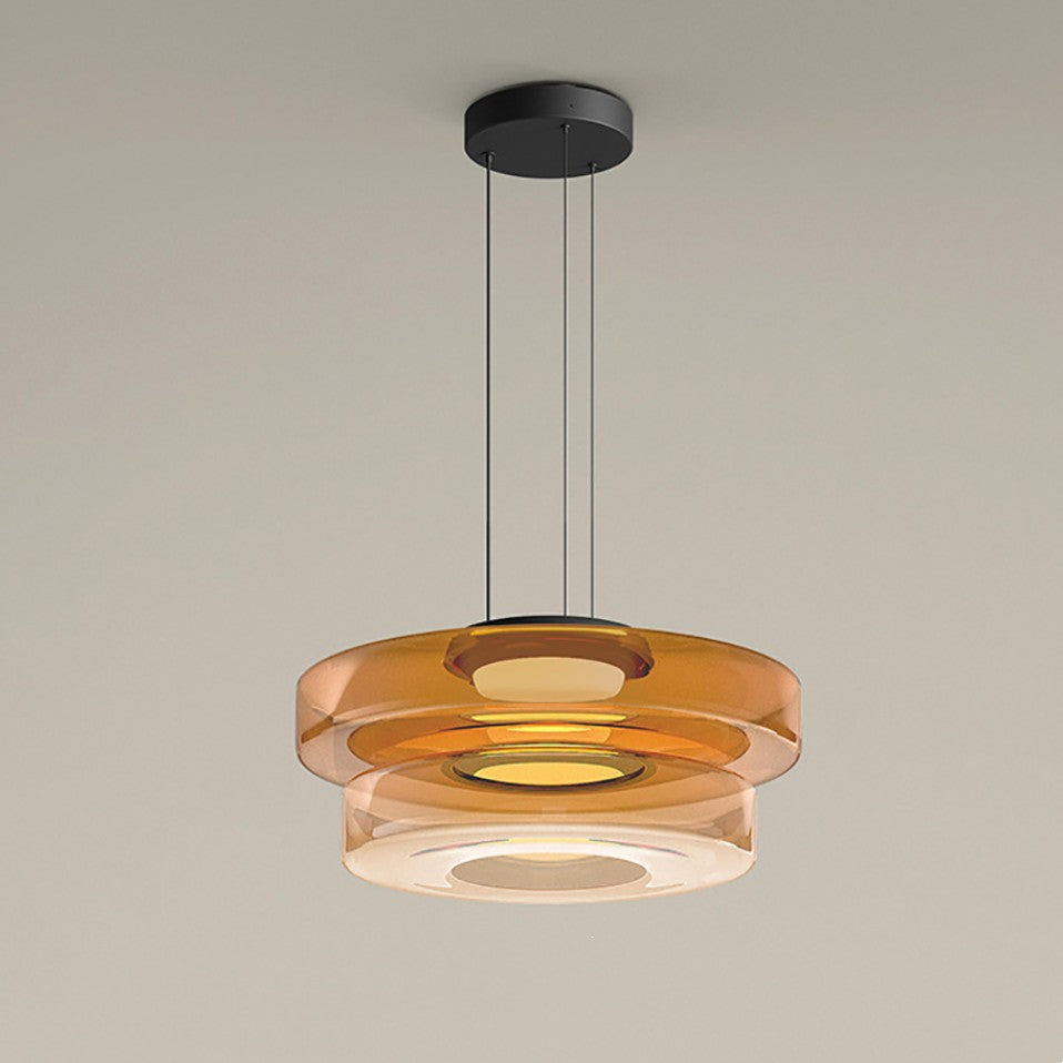 Hailie Modern Keuken Eiland Glas Hanglampen Woonkamer