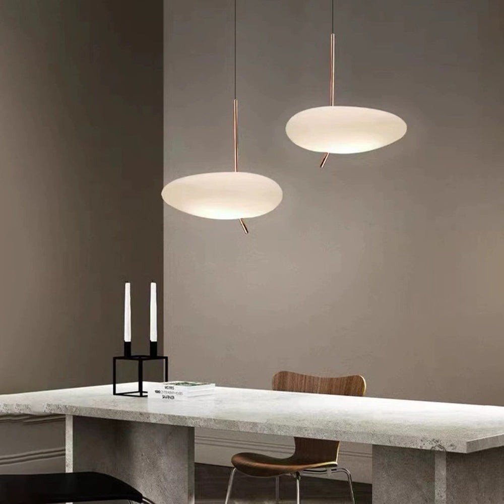 Hailie Modern Kiezels Acryl Metaal Hanglampen Woonkamer