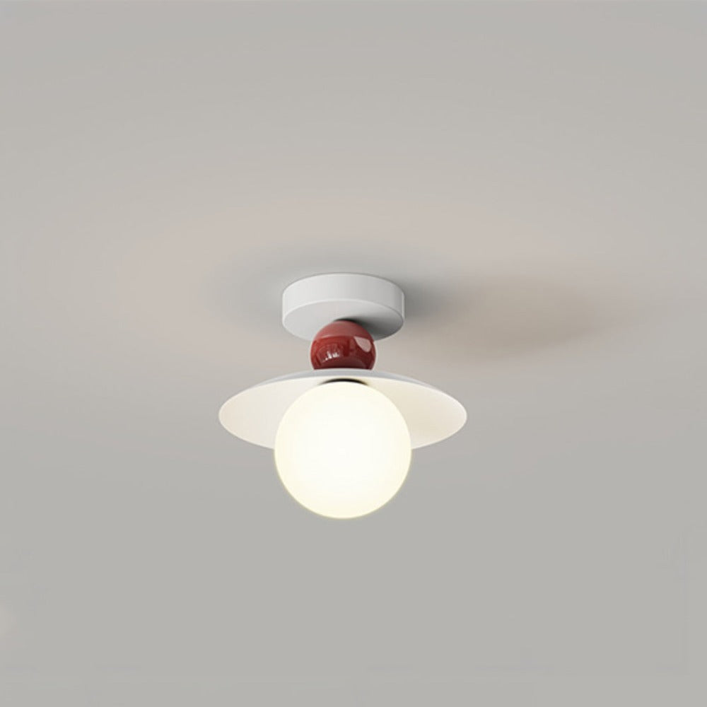 Hailie Modern LED Wandlampen Plafondlamp Hout Rood Slaapkamer Hal Woonkamer