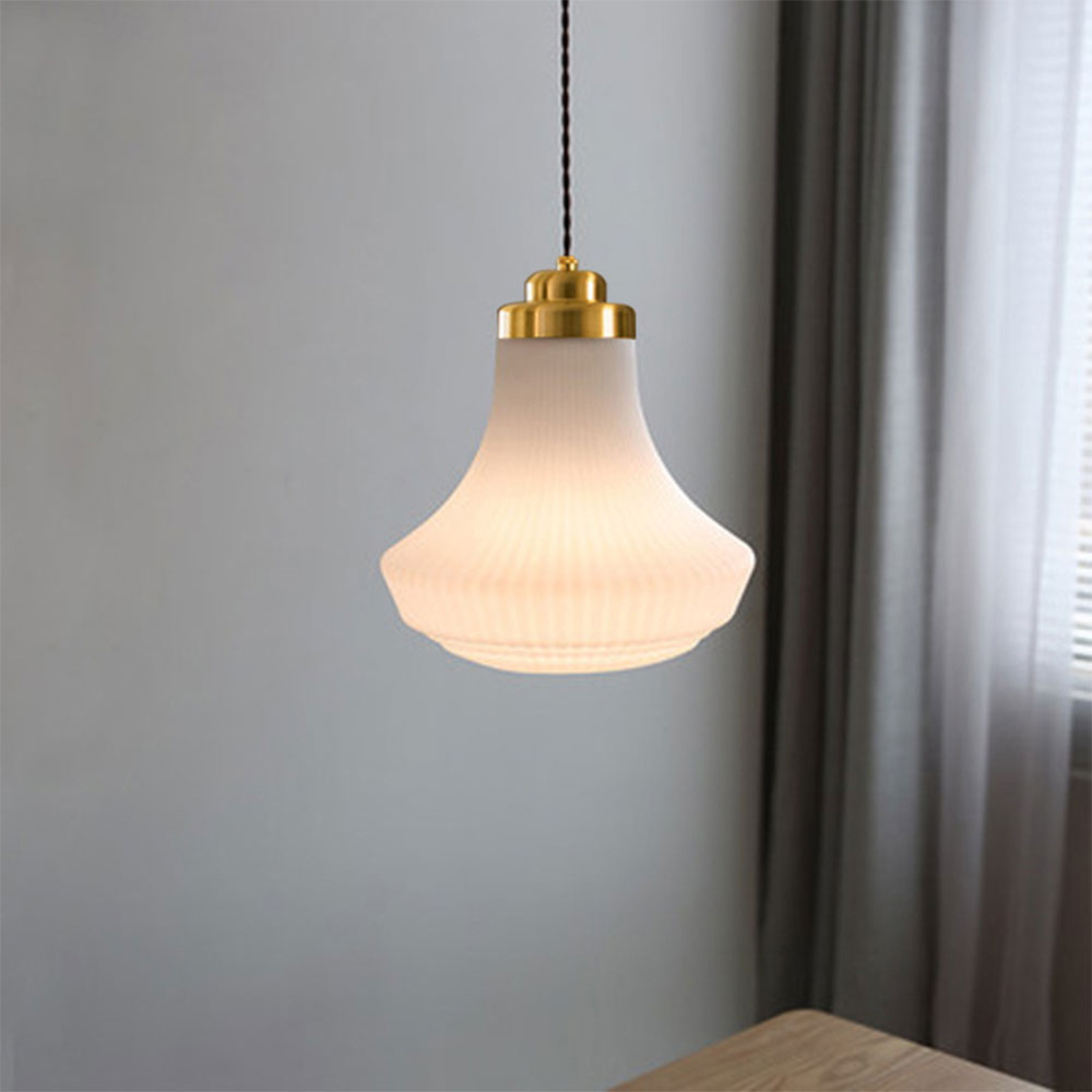 Hailie Retro Hanglampen Metaal Glas Eetkamer Slaapkamer Woonkamer