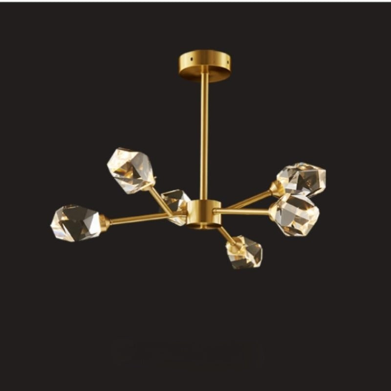 Kristy Modern LED Kroonluchter Gouden Metaal Woonkamer Eetkamer Bar