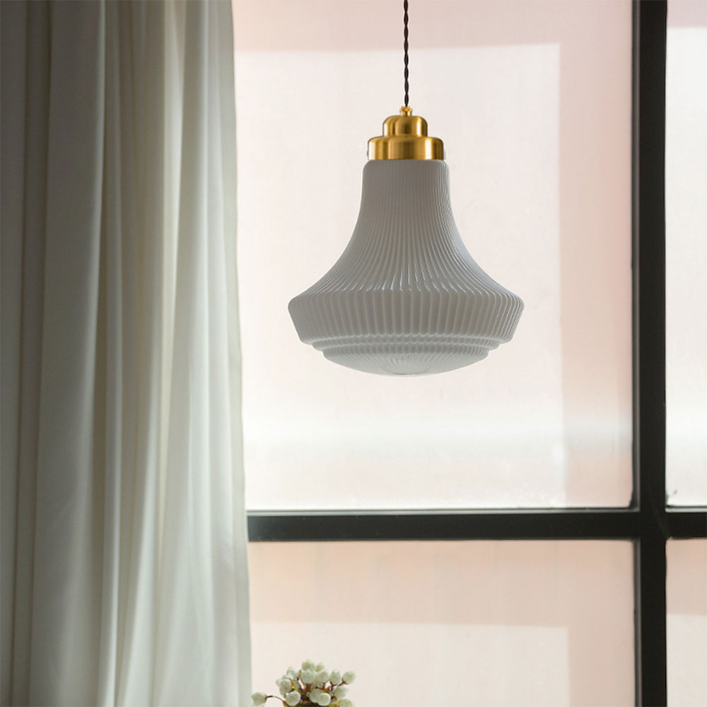 Hailie Retro Hanglampen Metaal Glas Eetkamer Slaapkamer Woonkamer