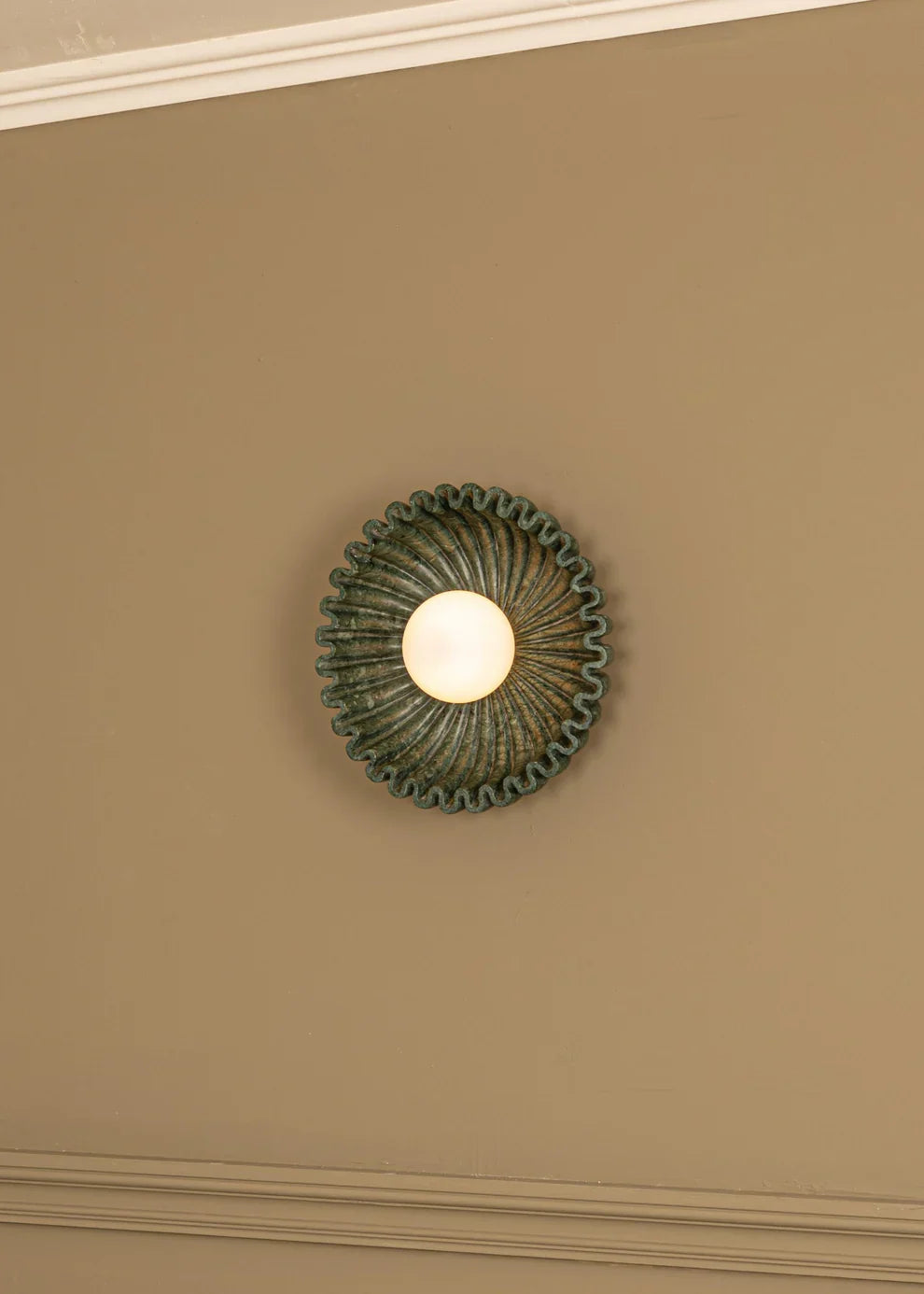 Elif Ongebruikelijk Ronde Marmer Glas Wandlamp Slaapkamer Eetkamer