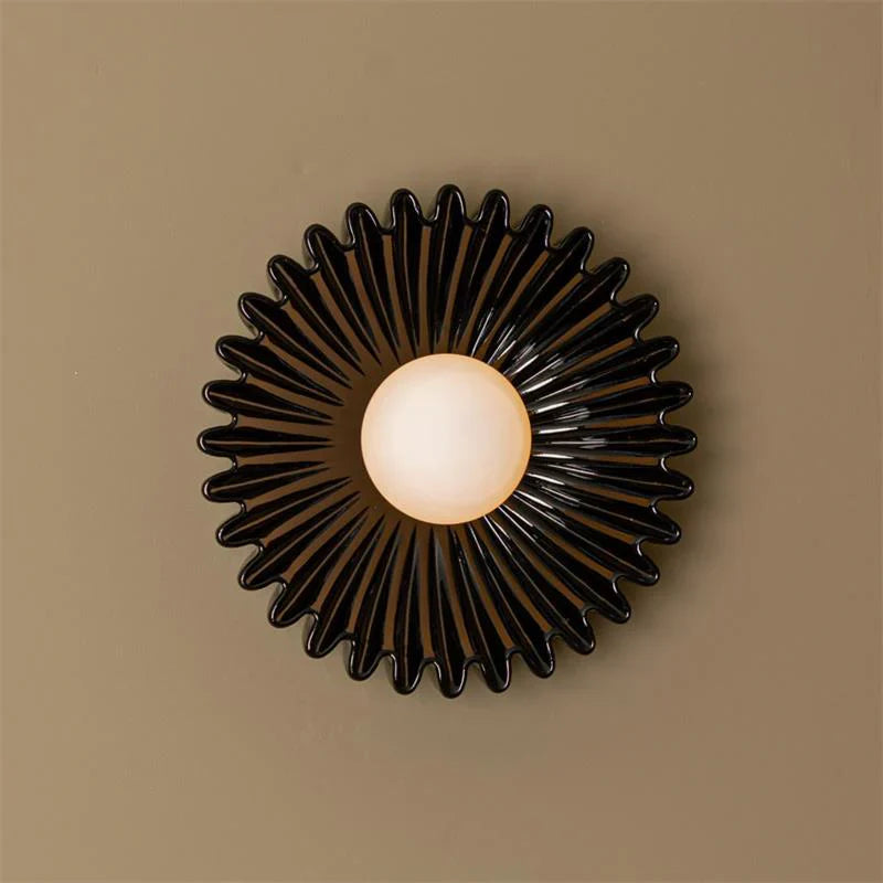 Elif Ongebruikelijk Ronde Marmer Glas Wandlamp Slaapkamer Eetkamer