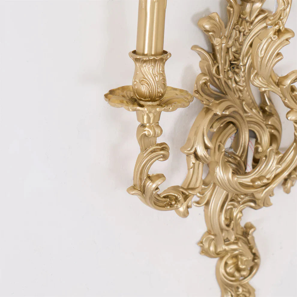 Valerio Vintage Paleis Kaars Wandlamp Woonkamer Slaapkamer Badkamer