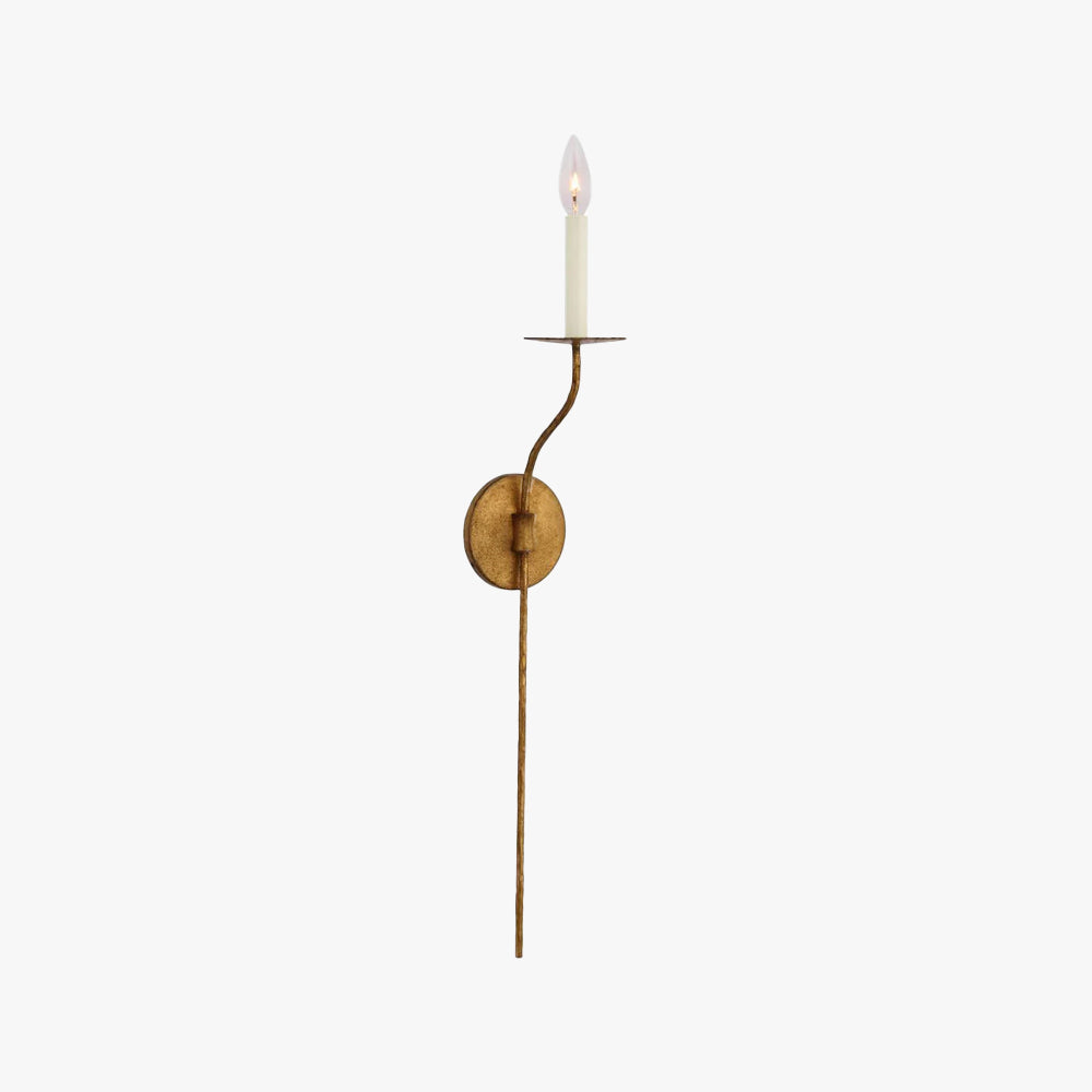 Valerio Vintage Kaars Metaal Wandlamp Armatuur Hal Slaapkamer Badkamer