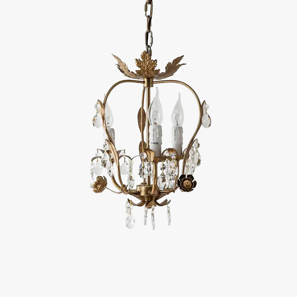 Valerio Vintage Goud Kristal Metaal Hanglampen Eetkamer Slaapkamer