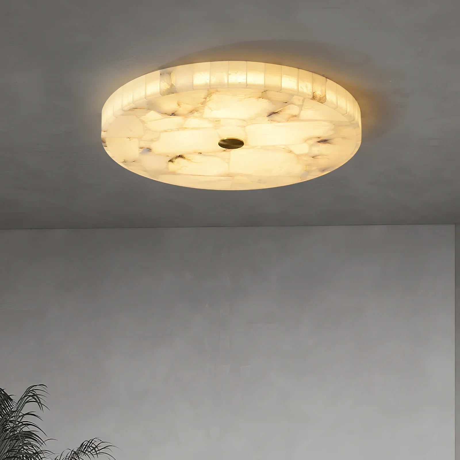 Byers Modern Minimalisme LED Ronde Metaal Hars Plafondlamp Slaapkamer Eetkamer