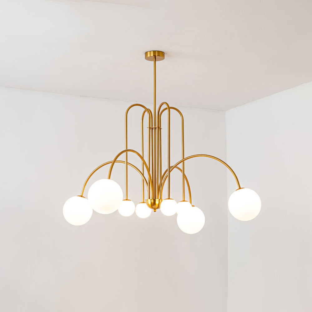 Elio Moderne Met Dubbele Laag Glas Wit/Zwarte Hanglamp, Woonk/Eetk/ Slaapkamer