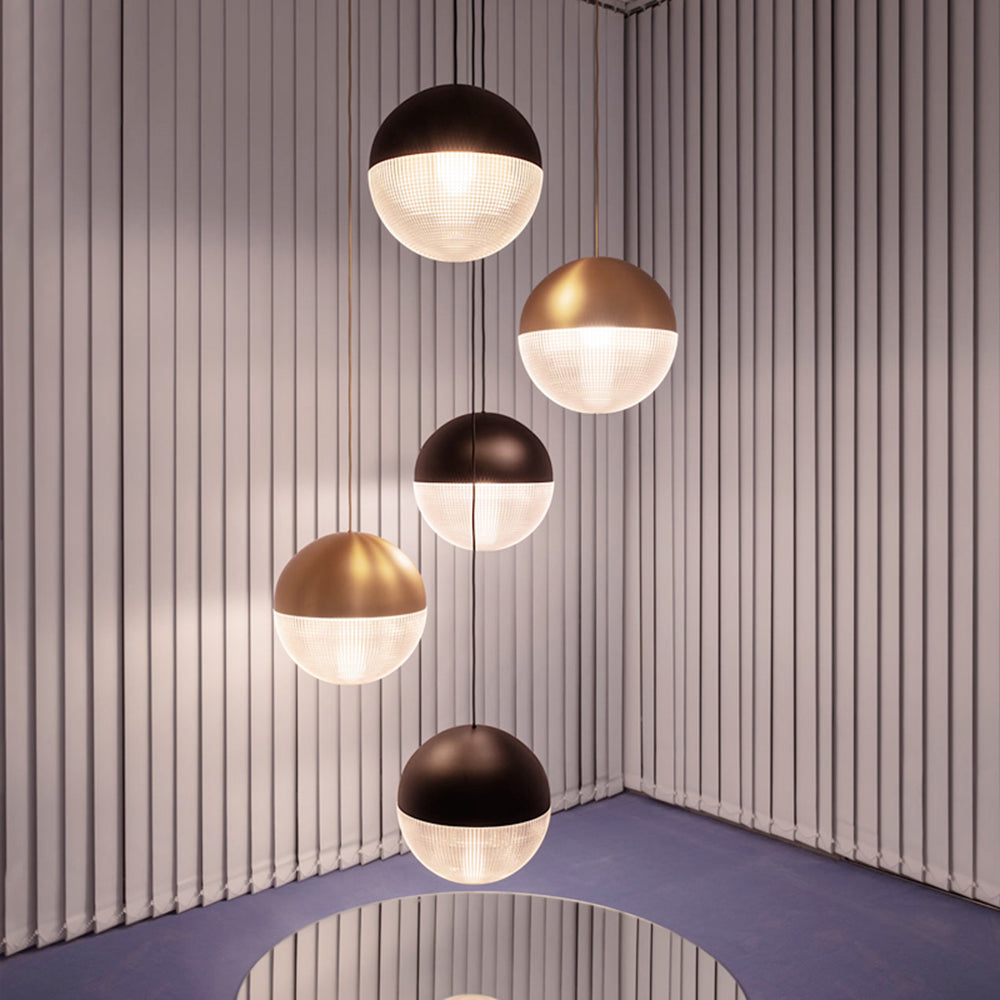 Hailie Moderne Bol LED Hanglamp Metaal/Glas Zwart/Goud Slaap/Woon/Eetkamer