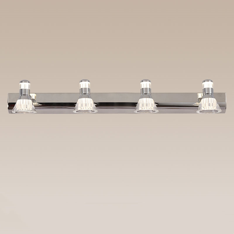 Kristy Design Bloem LED Wandlamp Metaal/Glas Silver Slaap/Woon/Badkamer