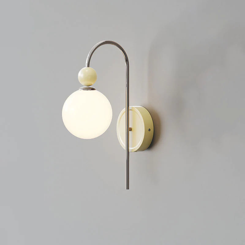 Morandi Moderne LED Wandlampen Rood Koffie Metaal Glas Slaapkamer