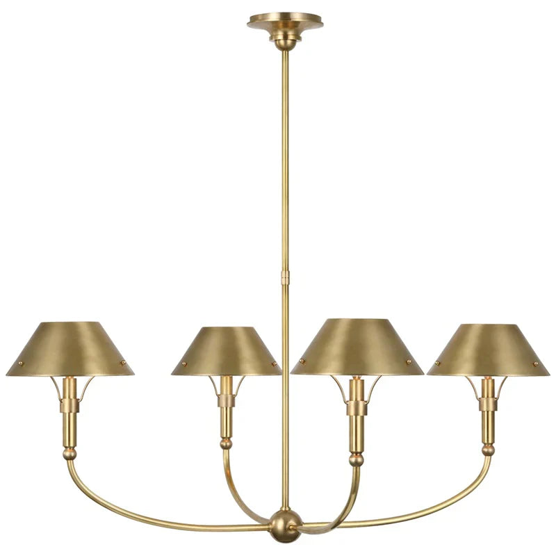 Valerio Vintage Luxe Metaal Kroonluchter Lampenkap Woonkamer Eetkamer