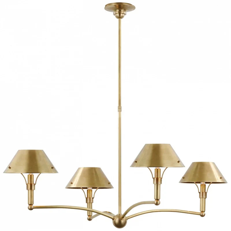 Valerio Vintage Luxe Metaal Kroonluchter Lampenkap Woonkamer Eetkamer