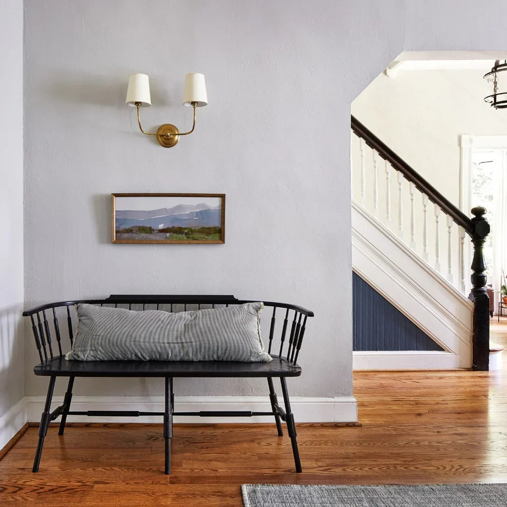 Valerio Vintage Klassiek Metaal Stof Wandlamp Lampenkap Badkamer Slaapkamer