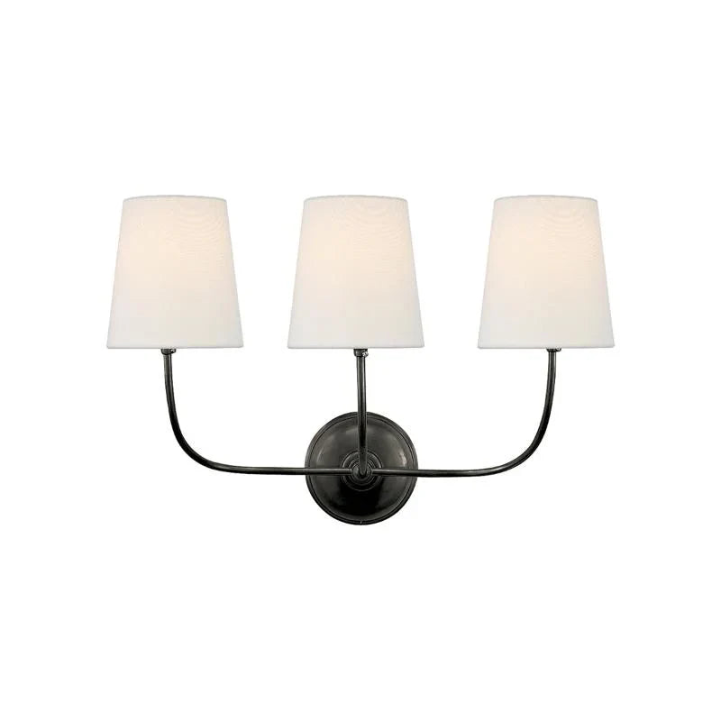Valerio Vintage Klassiek Metaal Stof Wandlamp Lampenkap Badkamer Slaapkamer