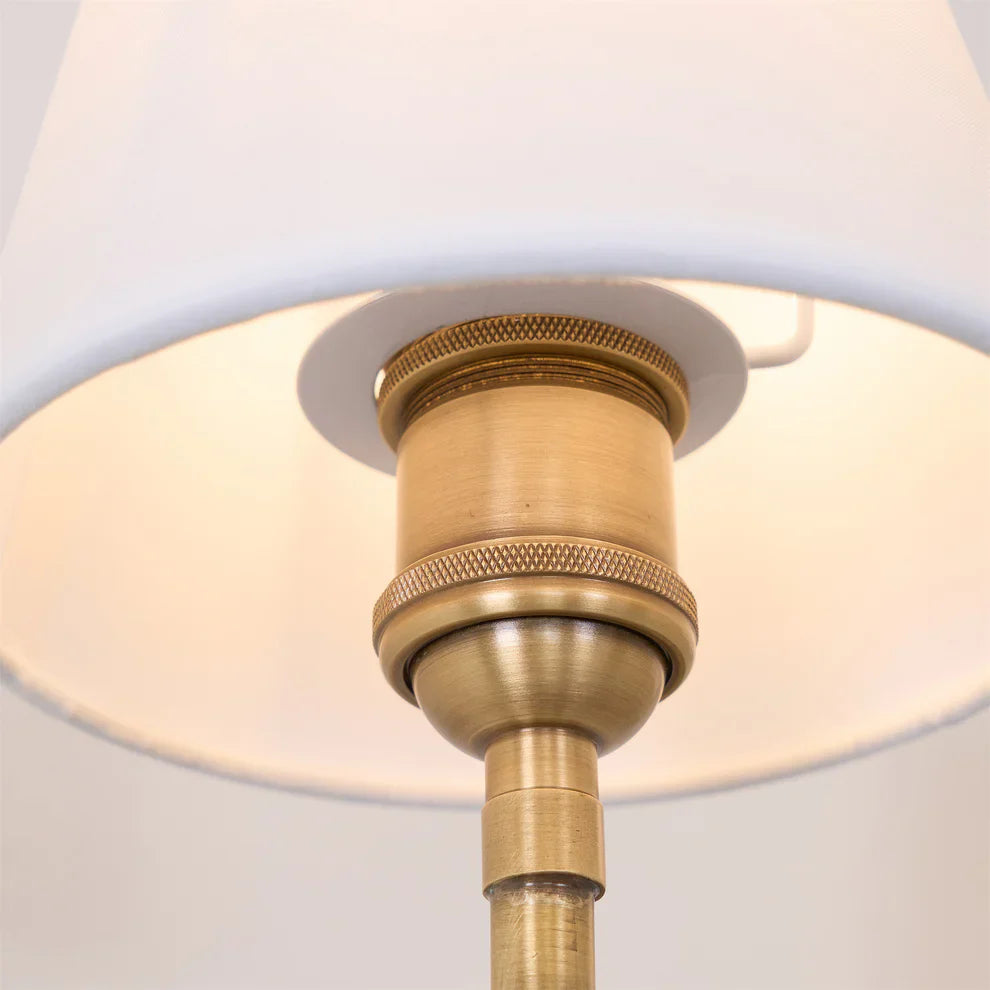 Valerio Vintage Klassiek Metaal Stof Wandlamp Lampenkap Badkamer Slaapkamer