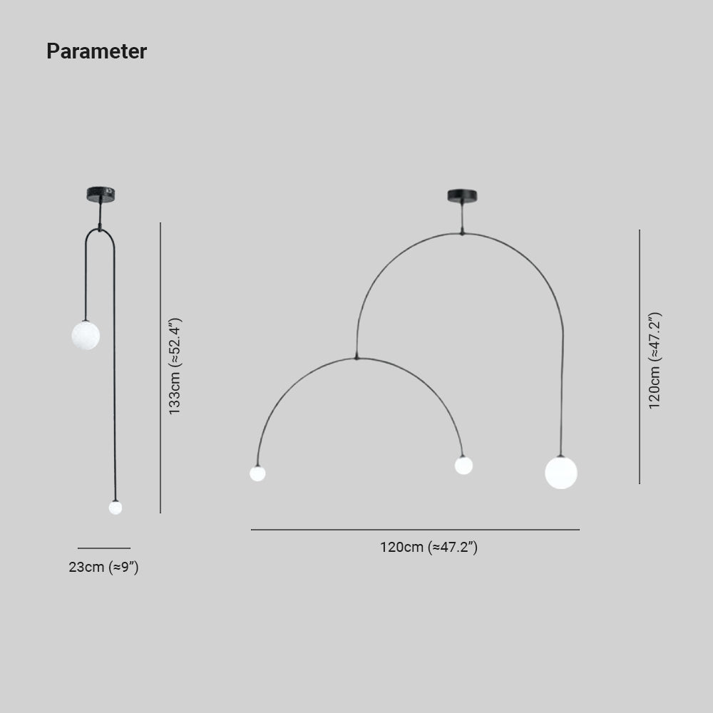 Elio Design Ronde Hanglampen Wit Zwart Metaal Eetkamer Slaapkamer