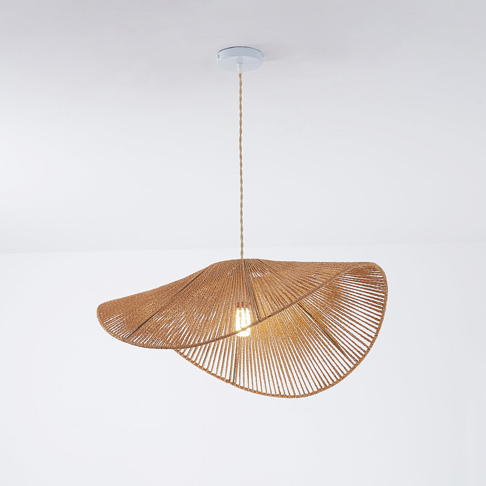 Muto Design LED Hanglamp Metaal/Twine Bruin/Beige Slaap/Woon/Eetkamer