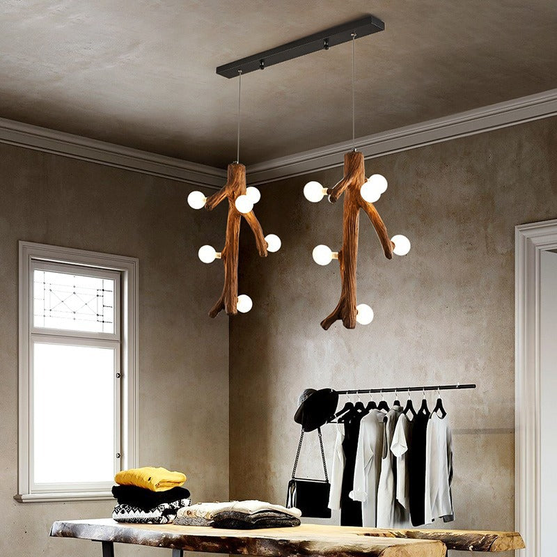 Brio Scandinavische LED-Kroonluchters Hout Woonkamer/Eetkamer Slaapkamer