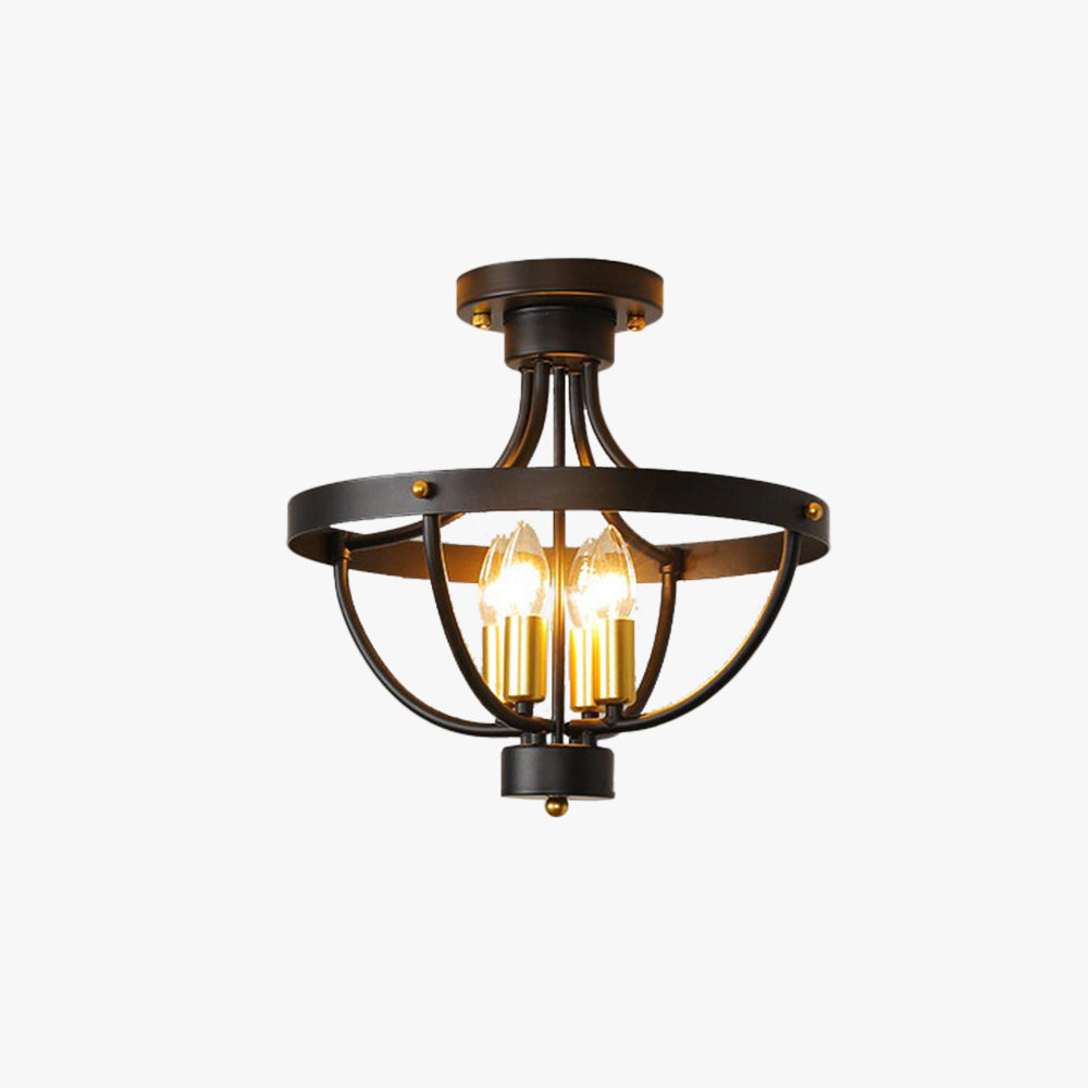 Valerio Vintage LED Hanglampen Mat Zwart Metaal Eetkamer