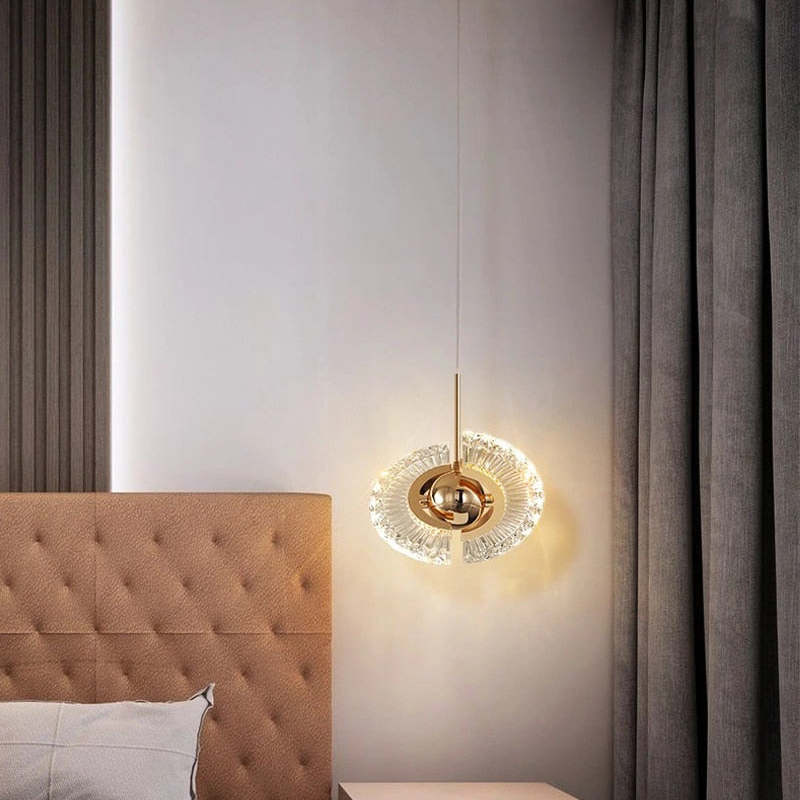 Kristy Modern Draaibaar Hanglamp Goud Metaal Acryl Woonkamer Slaapkamer