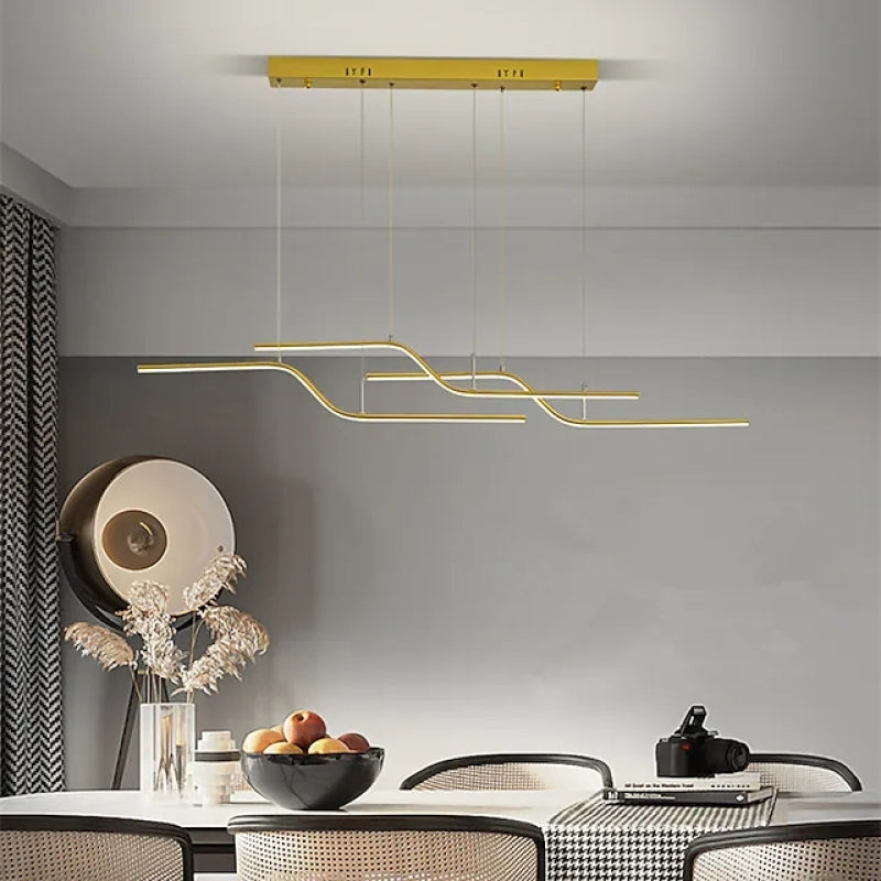 Louise Design Moderne LED Hanglampen Zwart Goud Metaal Slaapkamer