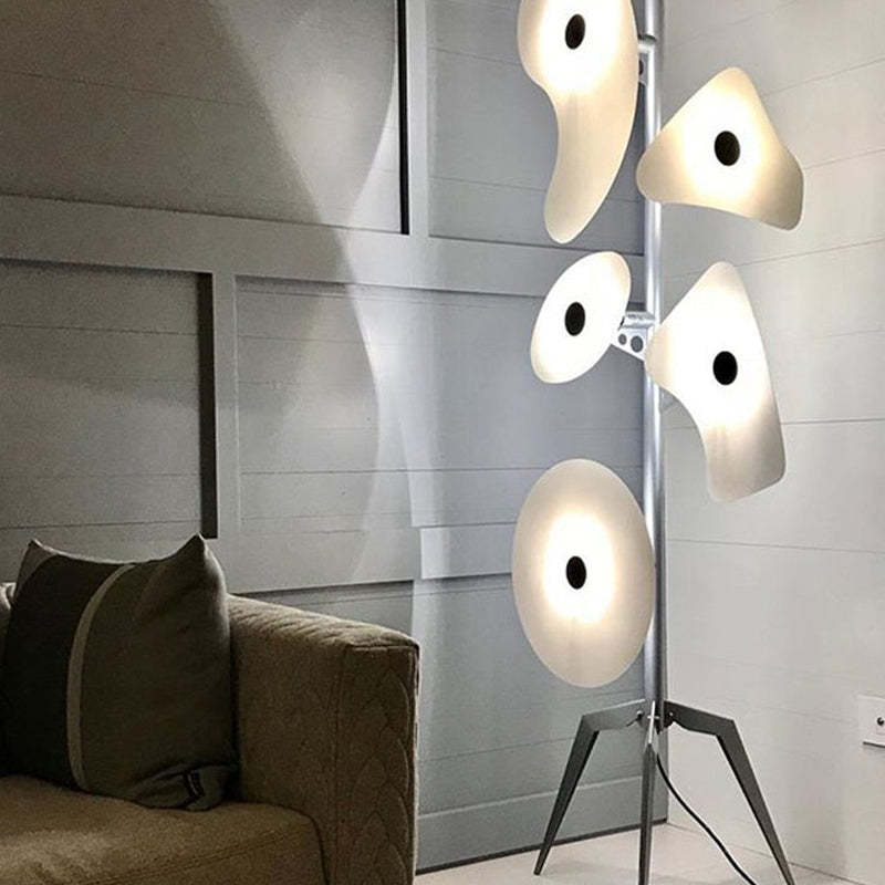 Morandi Moderne LED Vloerlampen Wit Hars Metaal Eetkamer Woonkamer