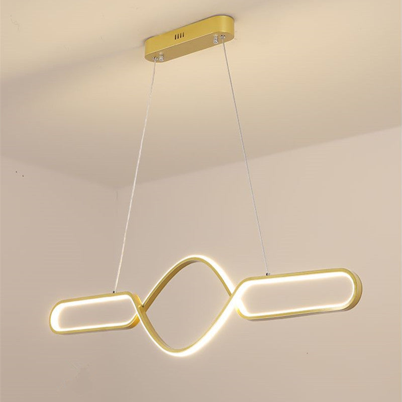 Orsini Scandinavische Geometrische Metalen Kruislineaire Hanglamp