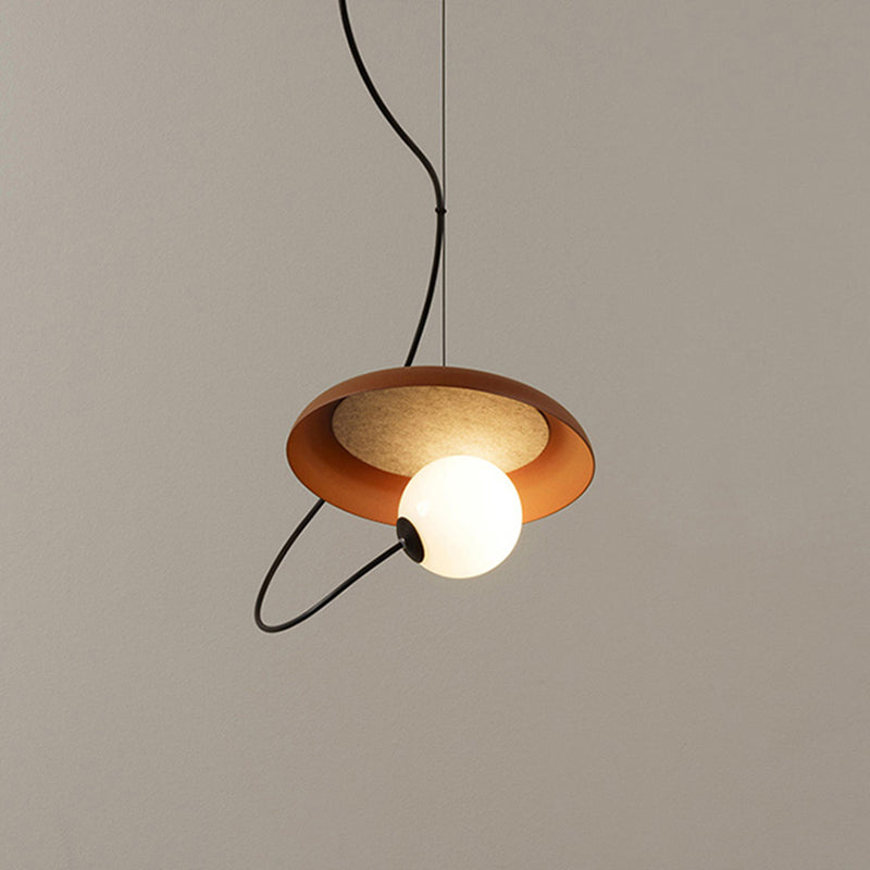 Elio Stijlvolle Art Deco Hanglampen Zwart/Wit/Koper Slaap/Woonkamer