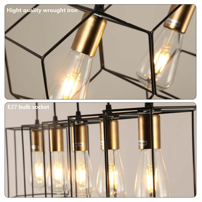 Orsini Vintage Design LED Hanglampen Metaal Eetkamer Slaapkamer