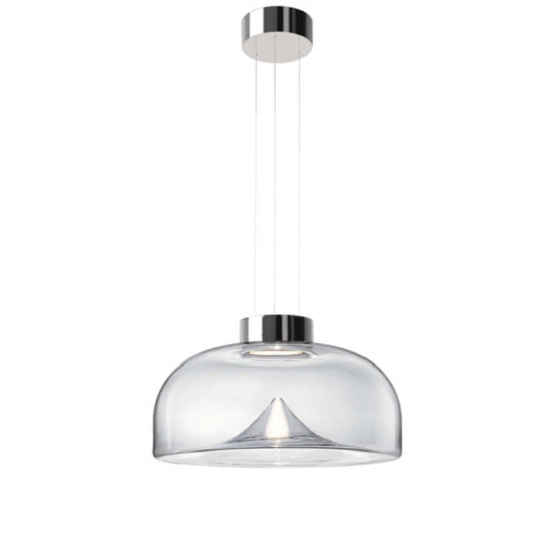 Herbert Design Berg LED Hanglamp Metaal/Glas Transparant Woon/Slaap/Kinderkamer