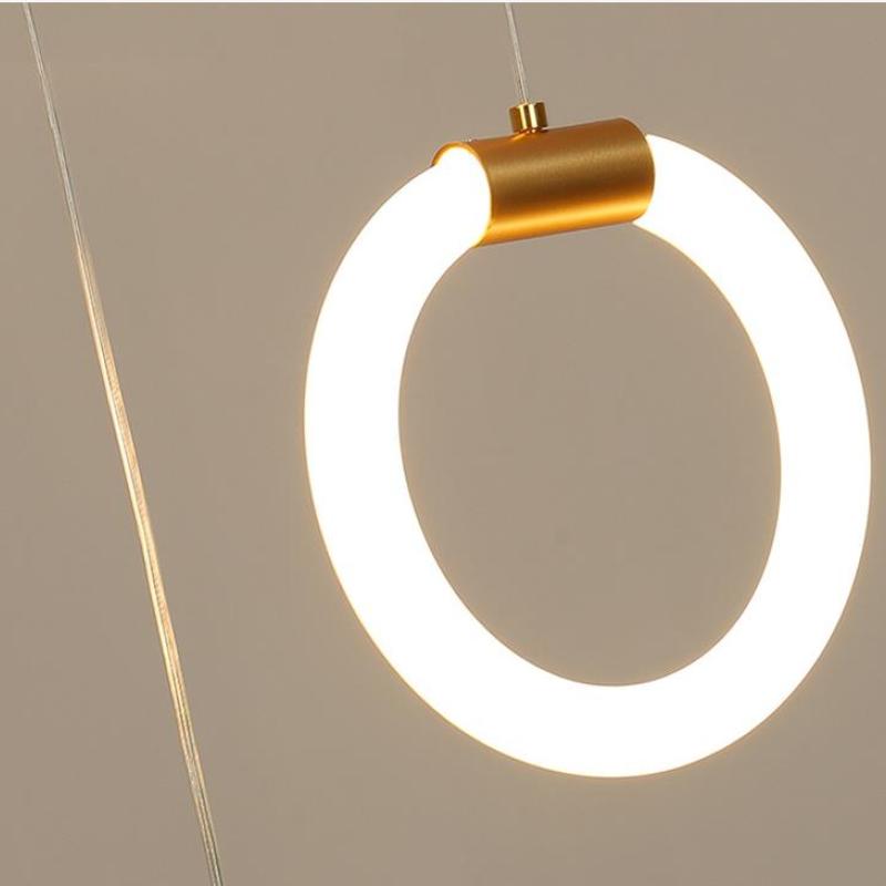 Jibril Moderne Ronde LED Hanglamp Metaal/Acryl Woonkamer/Slaapkamer
